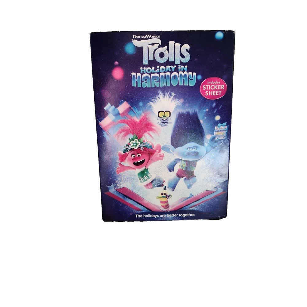Trolls Holiday In Harmony 2021 DVD New Sealed in Package